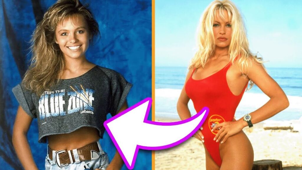 Pamela Anderson before and after